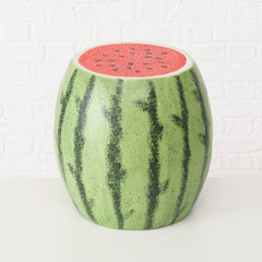 Taburet verde/rosu din plastic Ø45 x 44 cm Melone Boltze