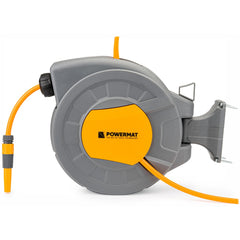 Tambur cu furtun de gradina 20m 1/2" + accesorii, Powermat PM-ABNW-20T