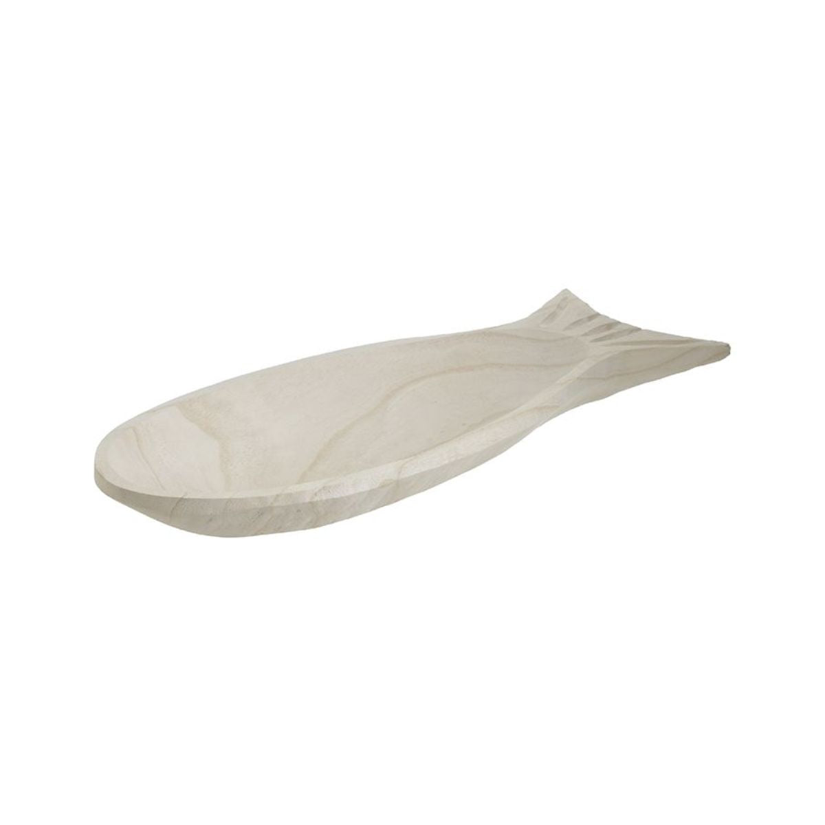 Tava din lemn de Paulownia Fish 47 x 19 cm Inart, 1, hectarul.ro