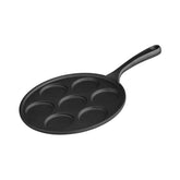 Hectarul - Tigaie din fonta cu strat antiadrent MagicHome, 23.5 cm, pentru clatite si oua ochi, 7 portii, compatibil plita cu inductie