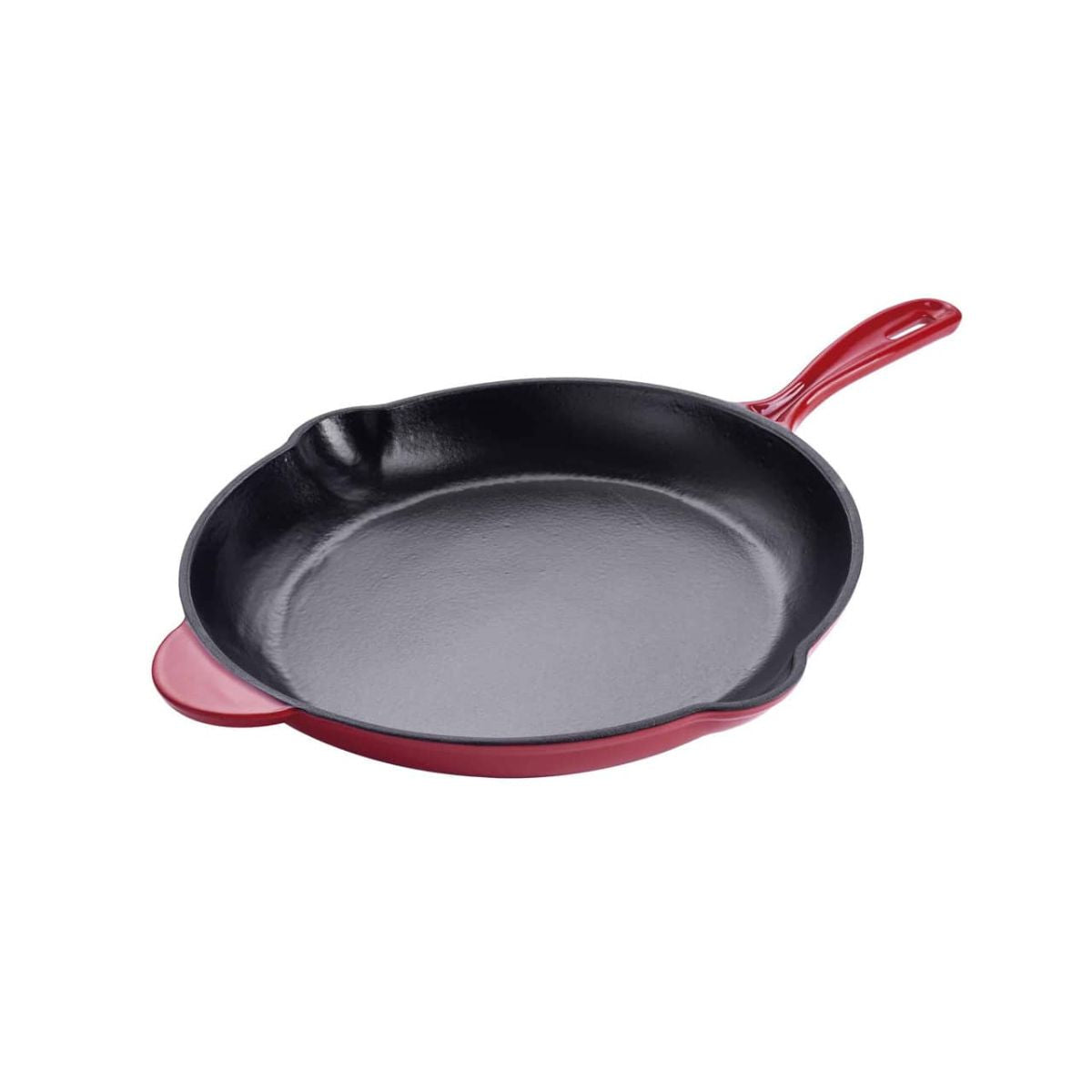 Tigaie din fonta emailata, Ferro Eco Magefesa, 31 cm diametru, rosie, 1, hectarul.ro