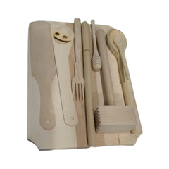 Tocator mare cu accesorii ustensile de bucatarie