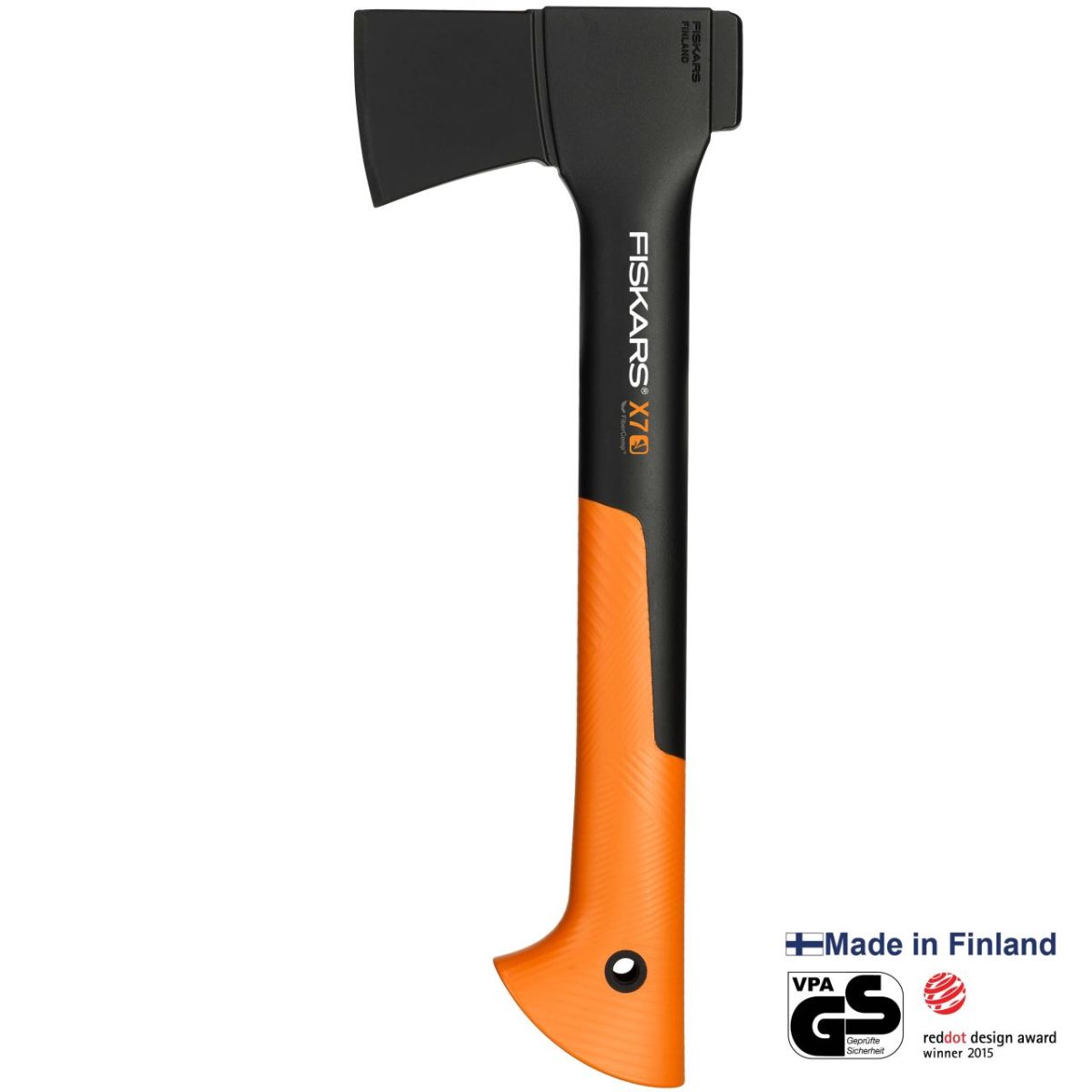 Topor pentru camping Fiskars X7, XS, 385 mm, 640 g, 1, hectarul.ro