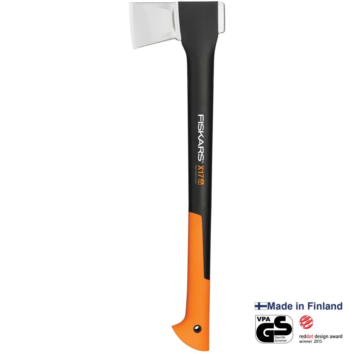Topor pentru despicat Fiskars X17, M, 652 mm, 1550 g, 1, hectarul.ro