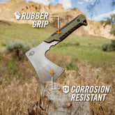 Hectarul - Toporisca GERBER Buschcraft & Camping Flat Sage Green Stonewash