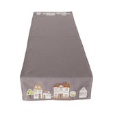 Hectarul - Traversa de masa, gri, din in si poliester, Bergström Boltze