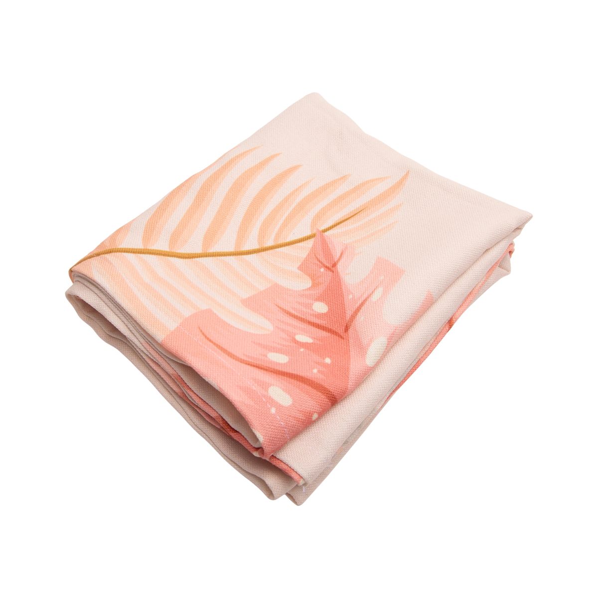 Traversa de masa roz, 40x140 cm Leaves Cosy&Trendy, 1, hectarul.ro