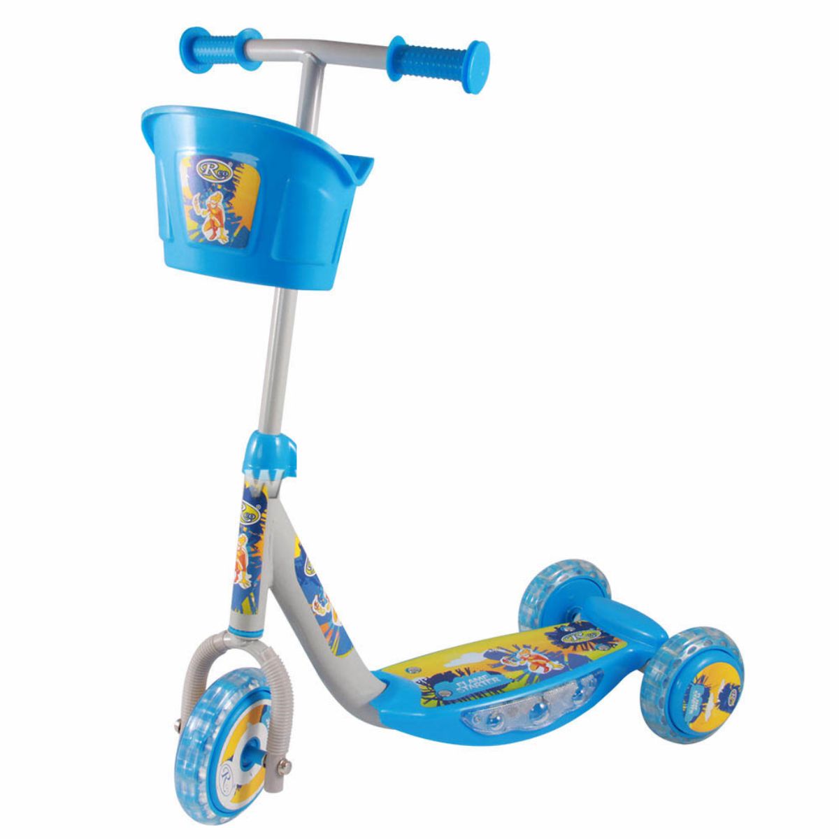 Trotineta 3 roti - Albastru PC51, 1, hectarul.ro