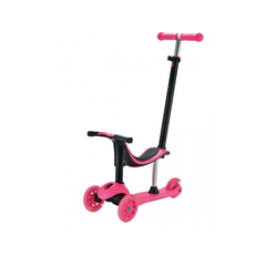 Trotineta multifunctionala 3 in 1 , pentru copii , micmax MM09 (roz)