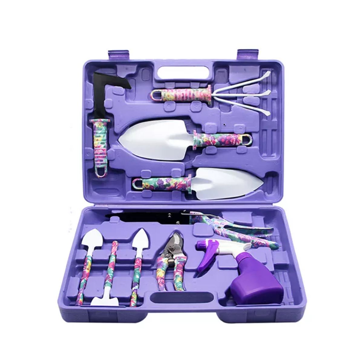 Trusa completa pentru gradinarit VIOLET, 10 piese, 1, hectarul.ro