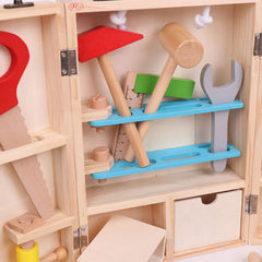 Trusa de scule din lemn Montessori cu 40 de accesorii, WD 2505