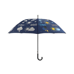 Umbrela de ploaie multicolora din poliester si otel Weather Esschert Design