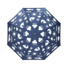 Umbrela de ploaie multicolora din poliester si otel Weather Esschert Design