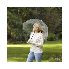 Umbrela de ploaie transparenta din plastic, design Bee Esschert Design