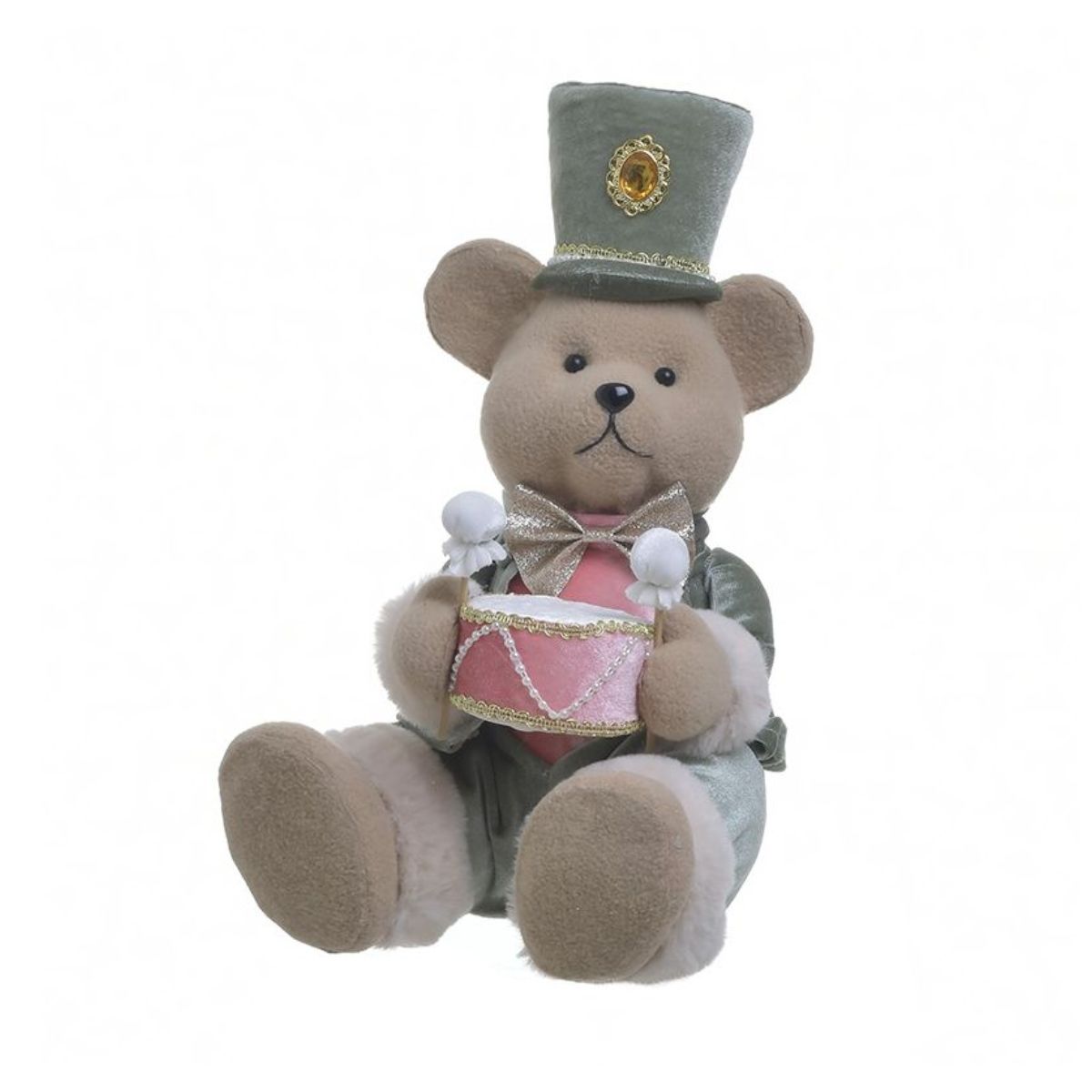 Ursulet din polistiren Bej/Menta, 21Χ19Χ32, INART, 1, hectarul.ro