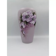 Vaza colorata din ceramica model flori 21 cm Model 10