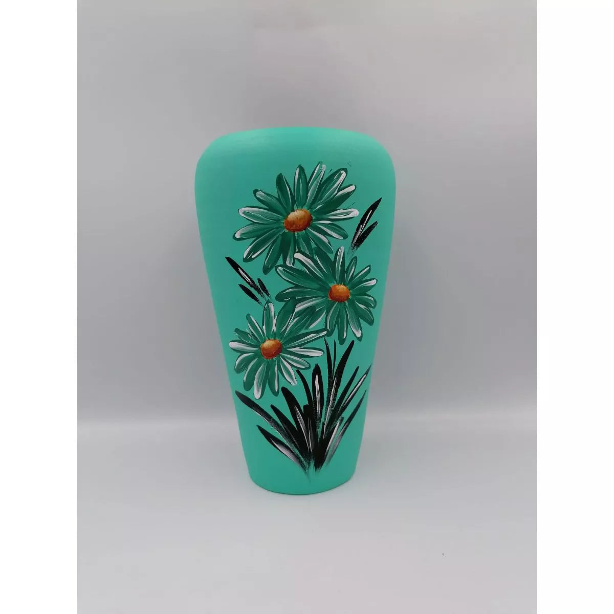 Vaza colorata din ceramica model flori 21 cm Model 13, 1, hectarul.ro