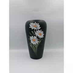 Vaza colorata din ceramica model flori 21 cm Model 2