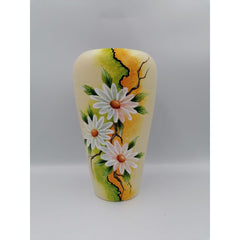 Vaza colorata din ceramica model flori 21 cm Model 3