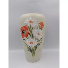 Vaza colorata din ceramica model flori 21 cm Model 4