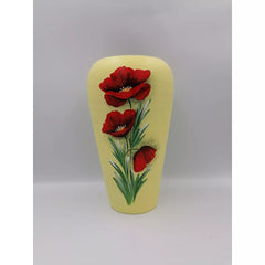 Vaza colorata din ceramica model flori 21 cm Model 5