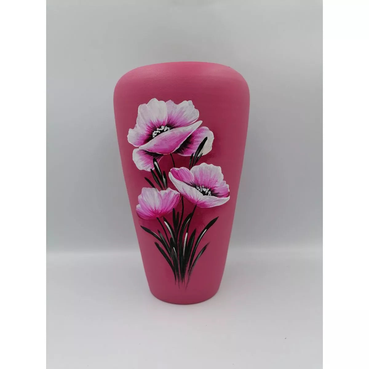 Vaza colorata din ceramica model flori 21 cm Model 6, 1, hectarul.ro