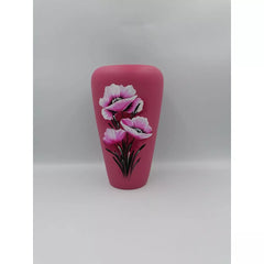 Vaza colorata din ceramica model flori 21 cm Model 6