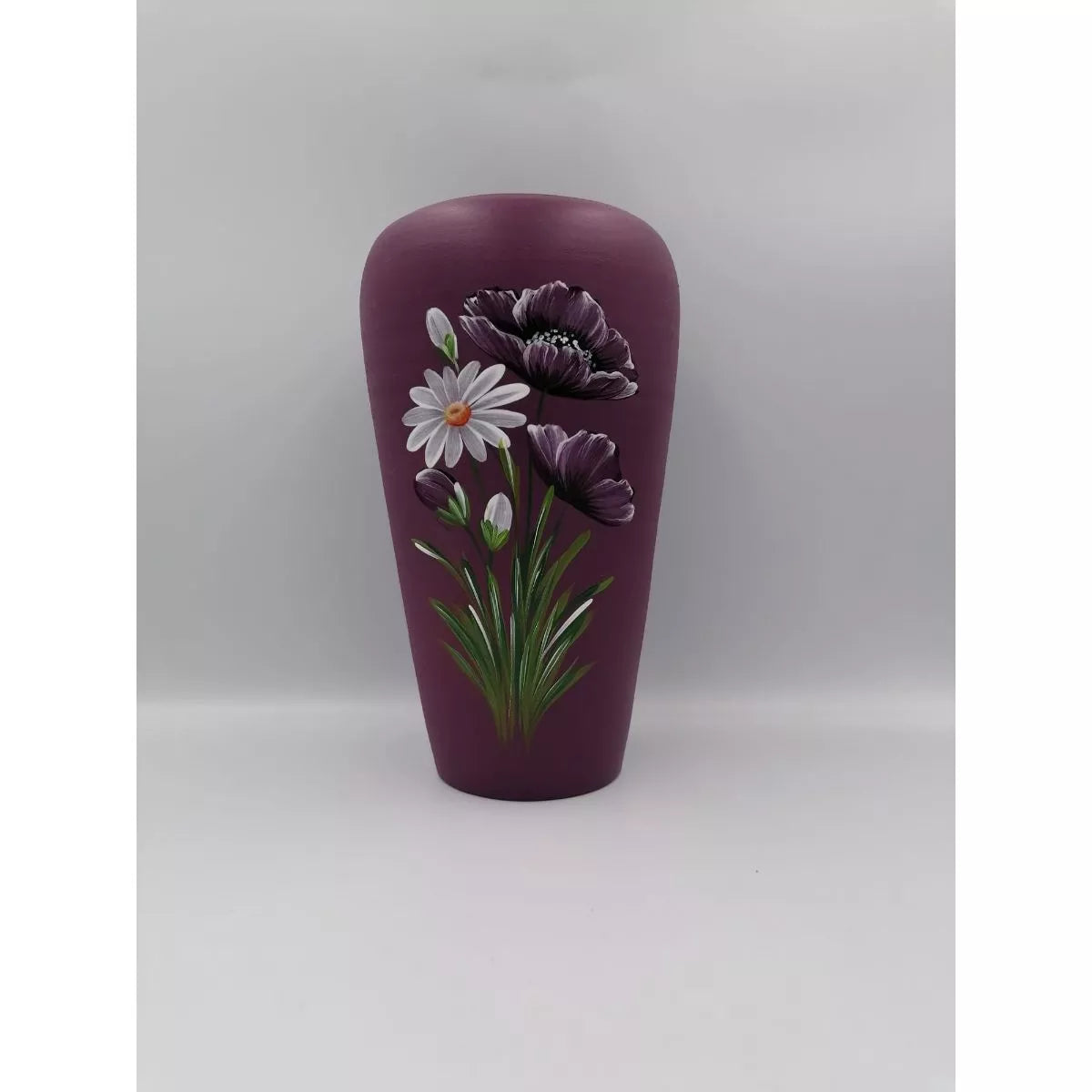 Vaza colorata din ceramica model flori 21 cm Model 9, 1, hectarul.ro