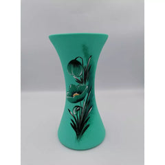 Vaza din ceramica pictata 21 cm 2