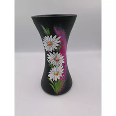 Vaza din ceramica pictata 21 cm 4