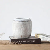 Hectarul - Vaza alba din polirasina 17.5 cm Yazhi