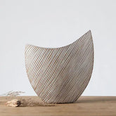 Hectarul - Vaza alba din polirasina 32 cm Yazhi