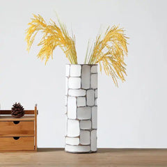 Vaza alba din polirasina 40 cm Yazhi