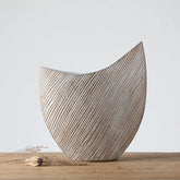 Hectarul - Vaza alba din polirasina 40.5 cm Yazhi