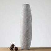 Hectarul - Vaza alba din polirasina 79.5 cm Yazhi