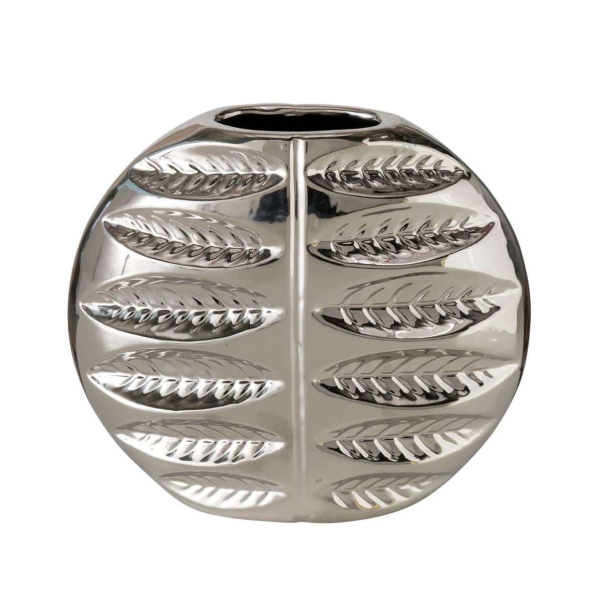 Vaza argintie din ceramica 19 cm Grimora Boltze, 1, hectarul.ro