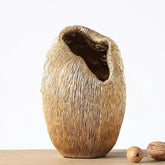 Hectarul - Vaza aurie din polirasina 27 cm Yazhi