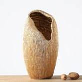 Hectarul - Vaza aurie din polirasina 38.5 cm Yazhi