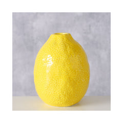 Vaza galbena din ceramica 12 cm Zitronella Boltze