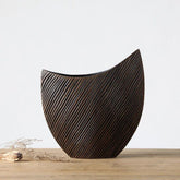 Hectarul - Vaza maro din polirasina 32 cm Yazhi