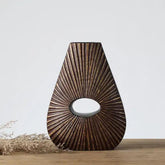 Hectarul - Vaza maro din polirasina 33CM Yazhi