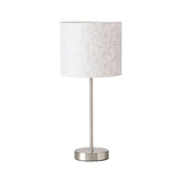 Hectarul - Veioza alba 40 cm din textil si metal Amelie Boltze