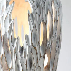 Veioza alba din polirasina Yazhi