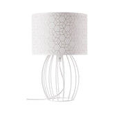 Hectarul - Veioza alba din textil wire base Galance Brilliant