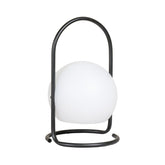 Hectarul - Veioza alba LED din polipropilena si otel Cliff House Nordic