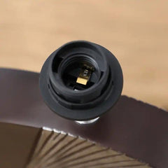 Veioza argintie si maro din polirasina Yazhi