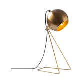 Hectarul - Veioza aurie din metal 28x15x45 cm Mixed