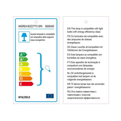 Veioza aurie din metal 54 cm Balls Bizzotto