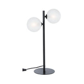 Hectarul - Veioza neagra din metal 54 cm Balls Bizzotto