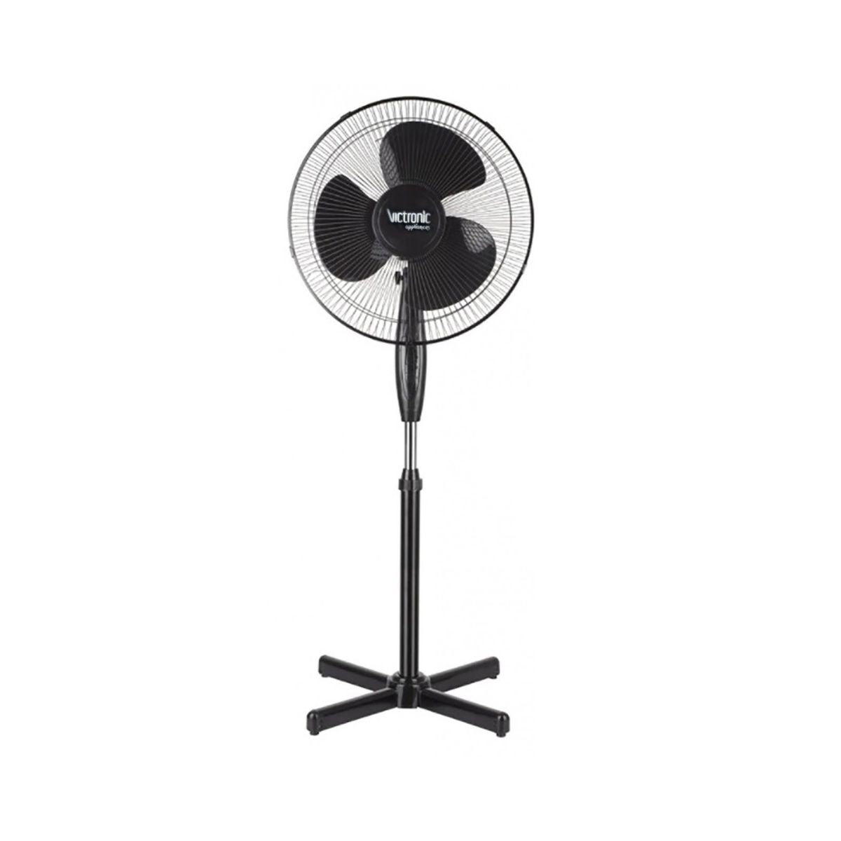 Ventilator cu picior, 40 cm, 3 trepte de viteza, 40W, Victronic SF1625 (negru), 1, hectarul.ro